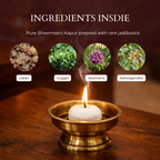8-in-1 Rare Jadibooti Bhimseni Kapur Tikiya – For Positive Vibes & Nazar Protection with Guggal, Loban, Ashwagandha & Jatamansi
