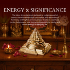 Shreejee Metal Meru Yantra – Sacred 3D Shree Yantra for Wealth, Abundance & Vastu Balance | Energized Lakshmi Yantra for Home & Office