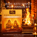 Rahu Ketu Shanti Havan Puja Kit 9-in-1 – 9 days Complete Rahu Ketu Dosh Nivaran Ritual with Havan Kund, Rare Jadibooti Havan Samagri, Kapur & Mantra Guide for Easy At-Home Rahu Ketu Shanti Puja (No Pandit Needed)