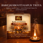 8-in-1 Rare Jadibooti Bhimseni Kapur Tikiya – For Positive Vibes & Nazar Protection with Guggal, Loban, Ashwagandha & Jatamansi