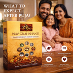 Navgraha Havan Samagri 9-in-1 Self Puja Kit – 9 Days Navgraha Shanti Ritual with Havan Kund, Rare Jadibooti Samagri, Kapur & Mantra Guide for Easy At-Home Havan (No Pandit Needed)