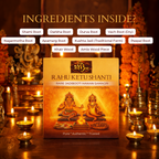 Rahu Ketu Shanti Havan Puja Kit 9-in-1 – 9 days Complete Rahu Ketu Dosh Nivaran Ritual with Havan Kund, Rare Jadibooti Havan Samagri, Kapur & Mantra Guide for Easy At-Home Rahu Ketu Shanti Puja (No Pandit Needed)