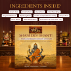 Shani Dev Shanti Havan Samagri 9-in-1 Self Puja Kit – 9 Days Powerful Shani Shanti Ritual with Havan Kund, Rare Jadibooti Samagri, Kapur & Mantra Guide for Easy At-Home Havan (No Pandit Needed)
